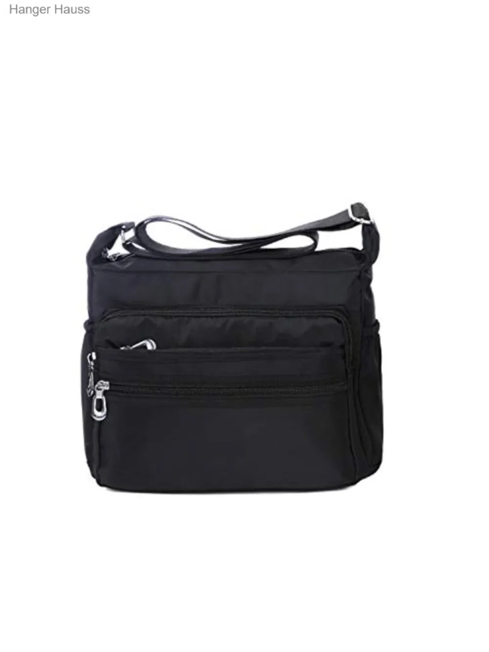 Waterproof Nylon Crossbody Bag with Multiple Pockets for Travel and Daily Use